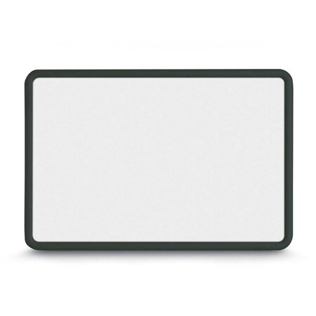 United Visual Products Corkboard, Single Door, Radius Frame, 36x36", Bronze/Surf UV7002-BRONZE-SURF
